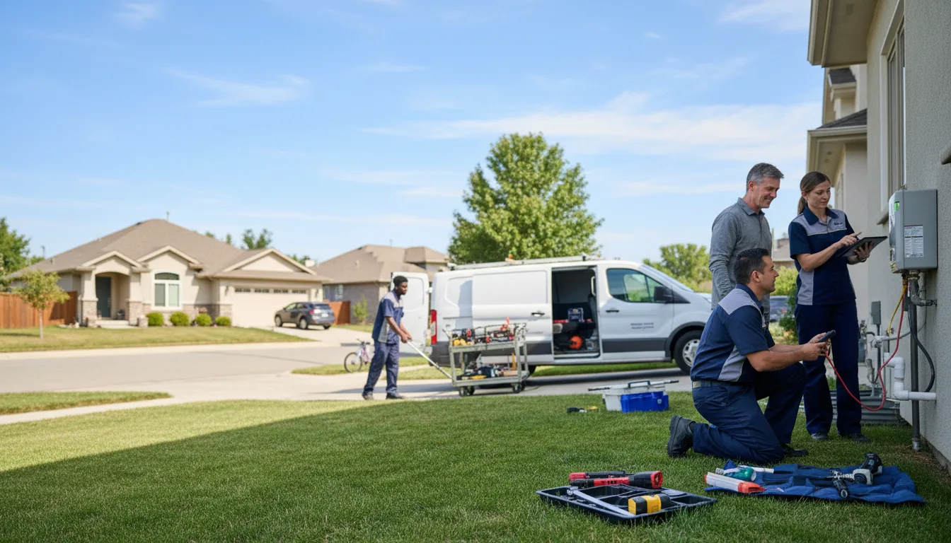 Tankless water heater service in Wallingford, PA